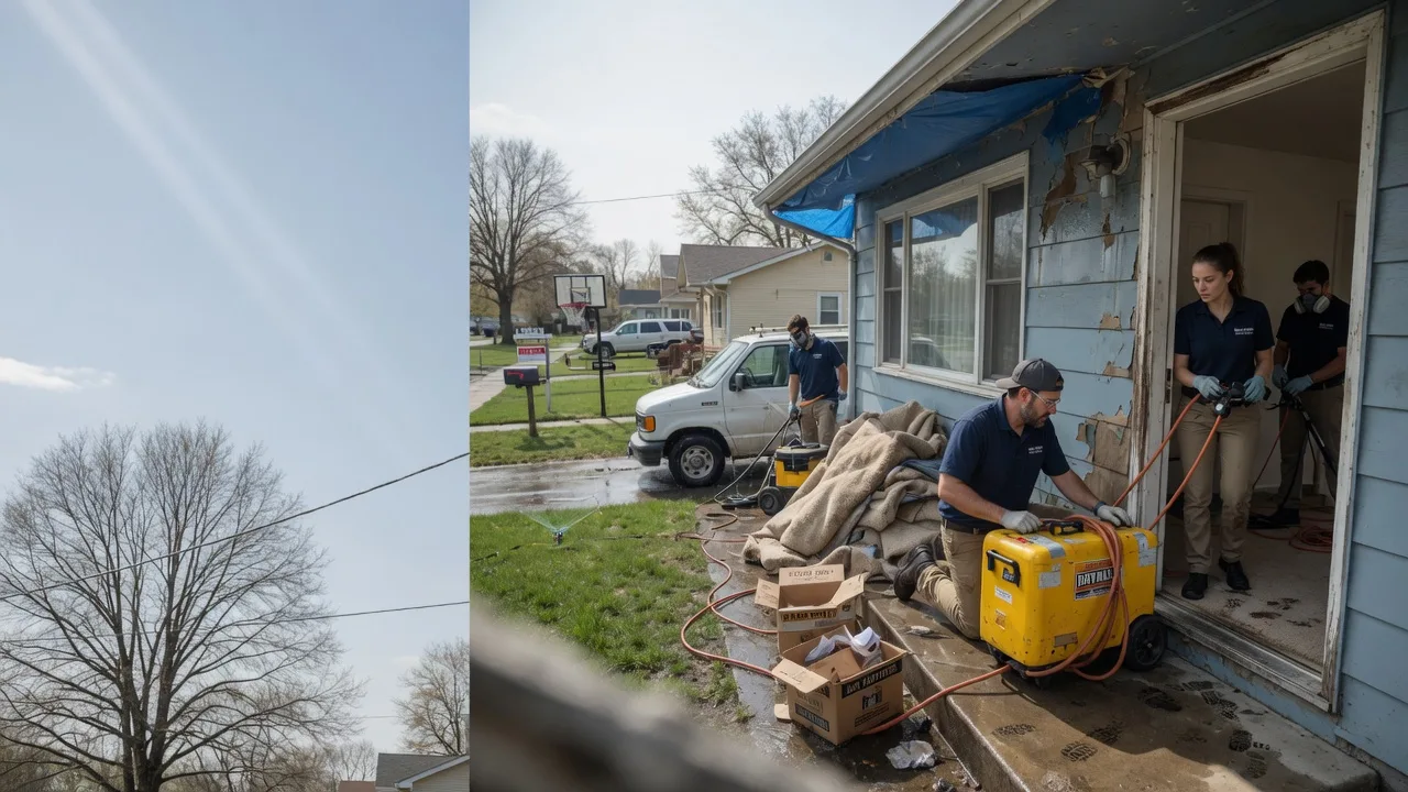 Basement Flood Cleanup in Hugoton, KS near me